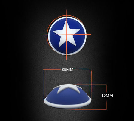 3D Hemispherical PVC Car Door Edge Guard Car Rearview Mirror/Defender Protector Universal Door Guard Sticker 4pcs/Pack