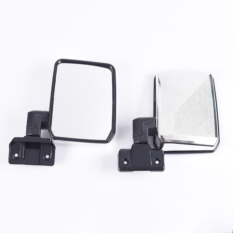 YKRHD-158C Chrome Electric Tricycle Rearview Mirror Reversing Mirror Car Large Field Of View Mirror FJ65 Replacement
