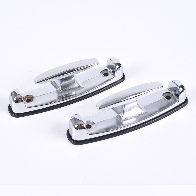 YKRHD-202 Universal Car Refit Accessories Chrome Zinc Alloy Thickened Rear Tractor Trailer Towing Hook With Latch