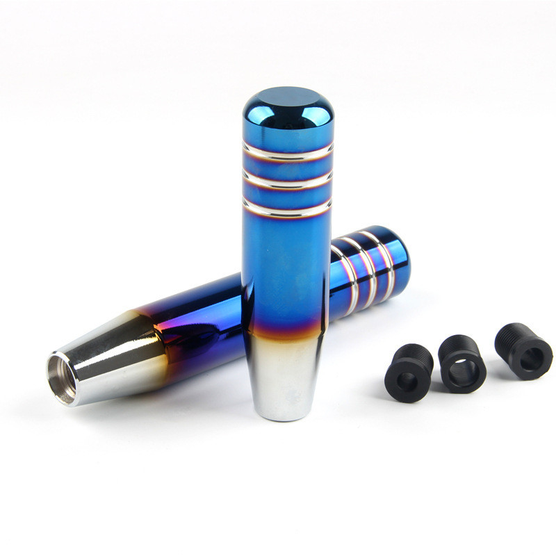 YK007A 18cm Stick Shift Knob Lengthen Car Shift Head Knob With Aluminum Alloy Shifting Lever Fit