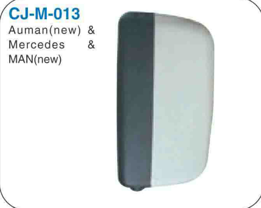 CJ-M-013 Of Auman &amp; Mercedes &amp; Man Truck Mirrors Pair Black Side Truck Accessories Mirror Head Replacement