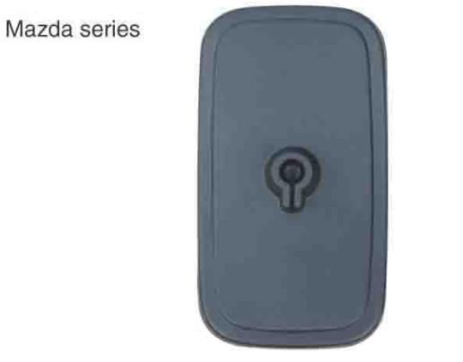 CJ-M-66 ABS Black Rectangle Truck Side Mirrors Of Mazda Truck Rear View Mirror Replacement Factory