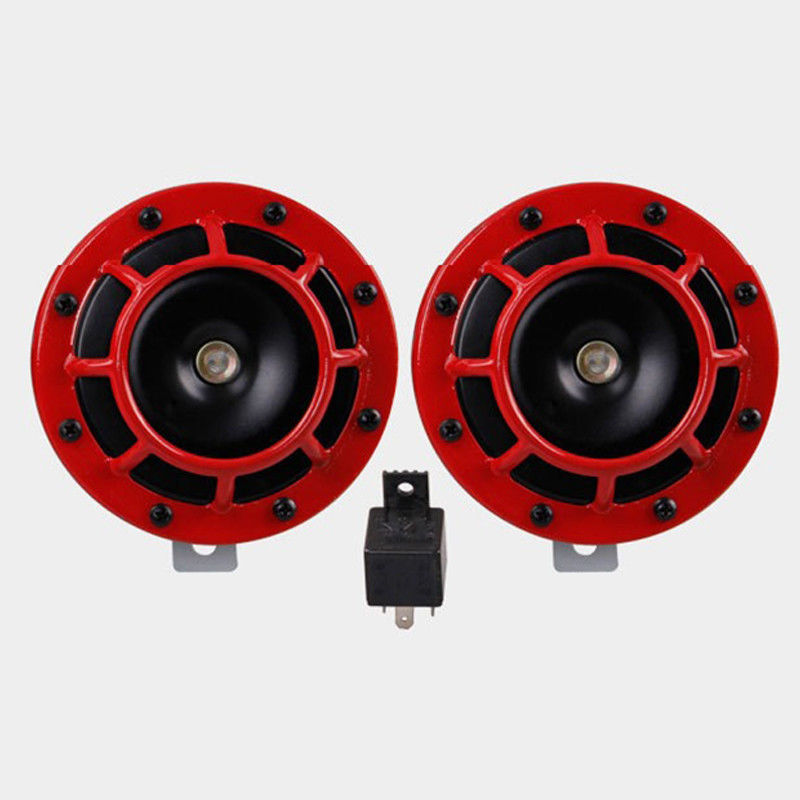 Universal Waterproof Car Truck Motorcycle Horn Metal Disc Horn 12/24V Car Electric Horn 125mm Refit Super Loud Horn