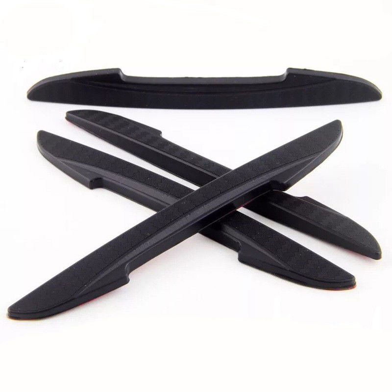 Pure Color Car Door Edge Guard Blade shape Car Door Protector Universal Auto Door Silicone bumper 4pcs/pack
