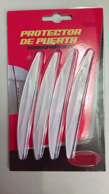 YKDG501A Transparent PVC Car Door Edge Guard Car Anti-Collision Protector Bumper Rubber Guards 4pcs/Pack