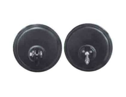 CJ-M-138 Small Round Hyundai 91A & Daewoo 365T Black Truck Mirror Replacements Metal Exterior Truck Mirrors